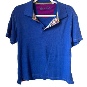 Robert Graham Blue Polo, size medium